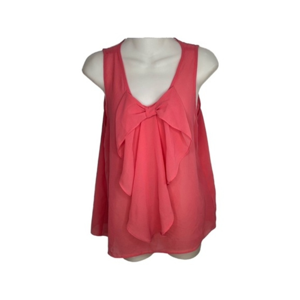 pretty bow tank top sz M